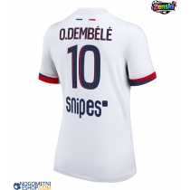 Ženski Nogometni dresi Paris Saint-Germain Ousmane Dembele #10 Gostujoči 2025-26 Kratek Rokav
